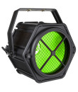 BT-RETRO Projecteur flood rétro avec réflecteur doré, LEDs RGB