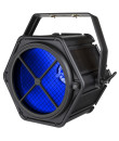 BT-RETRO Projecteur flood rétro avec réflecteur doré, LEDs RGB