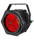 BT-RETRO Projecteur flood rétro avec réflecteur doré, LEDs RGB