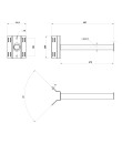 SUP-TreeBar Support pour projecteurs avec barre horizontale