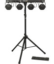 STAGEBAR-II 4 Projecteurs à LED 2-en-1 sur pied et pédalier