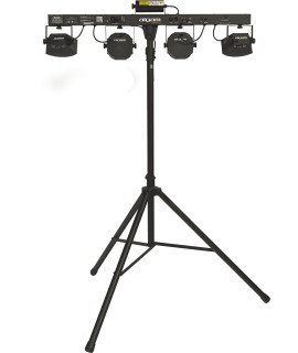 FLORIDABAR-II Projecteurs à LED 4-en-1 sur pied