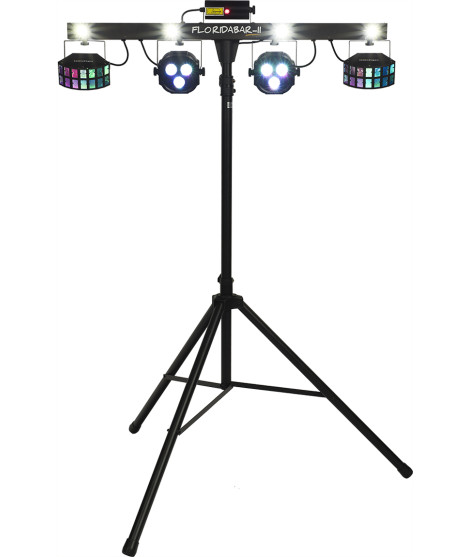 FLORIDABAR-II Projecteurs à LED 4-en-1 sur pied