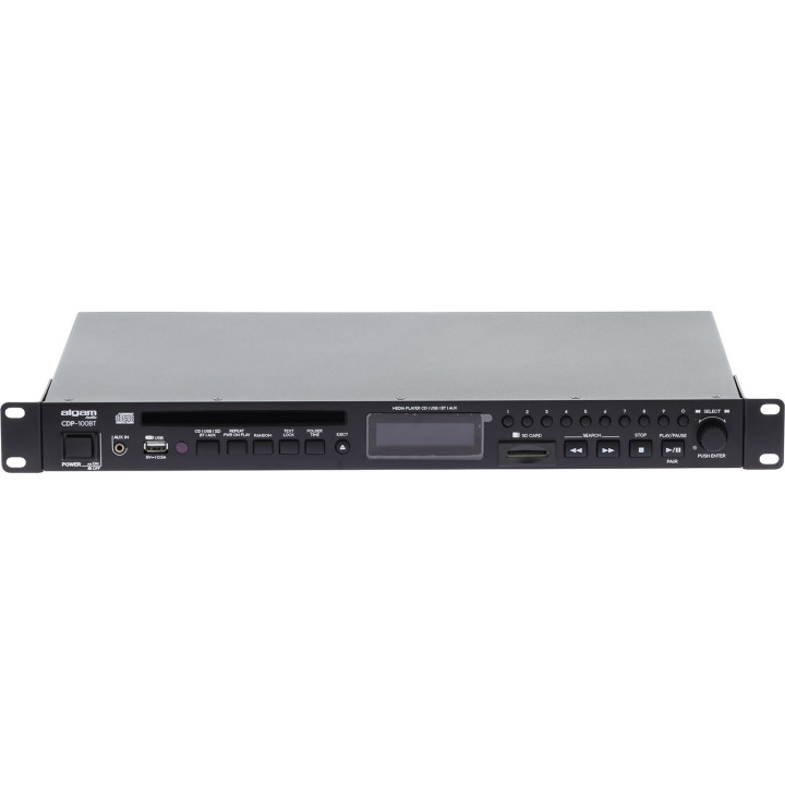 CDP100-BT Lecteur CD/SD/Wireless rackable