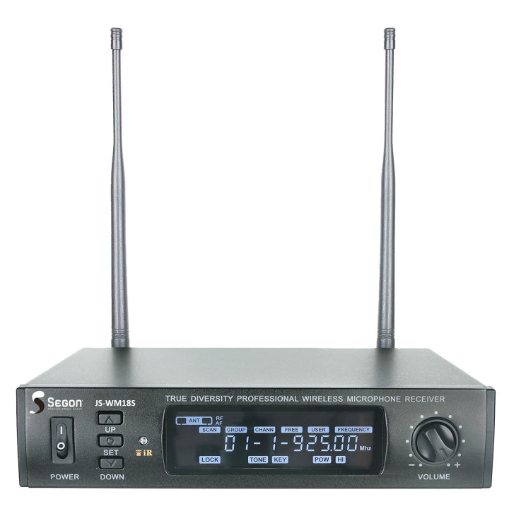 JS-WM18S Ensemble Microphone cravate UHF sans fil