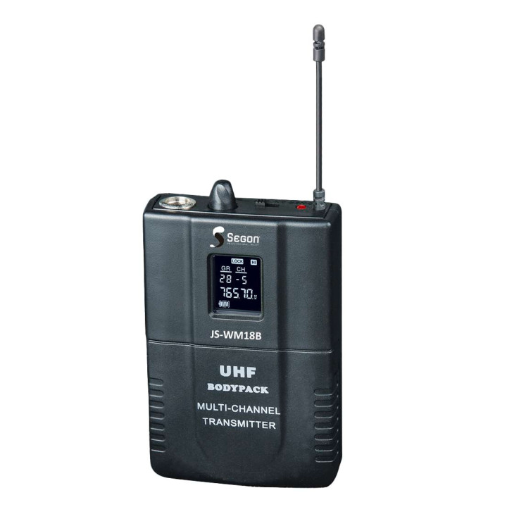 JS-WM18S Ensemble Microphone cravate UHF sans fil