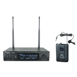 JS-WM18S Ensemble Microphone cravate UHF sans fil