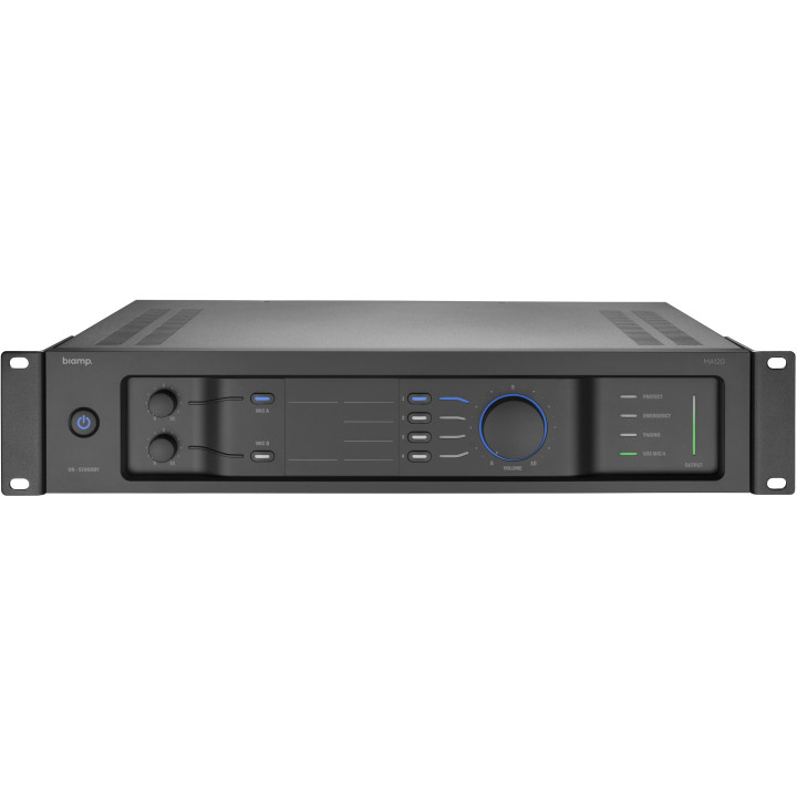 Biamp MA120 Amplificateur mélangeur 120 Watts 100 V