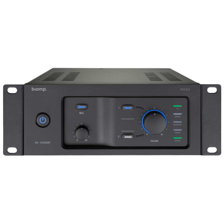 Biamp MA30 Amplificateur mélangeur 30 Watts 100 V