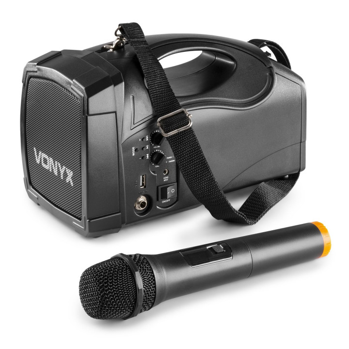 ST014  Système amplifié portable sur batterie avec Micro HF