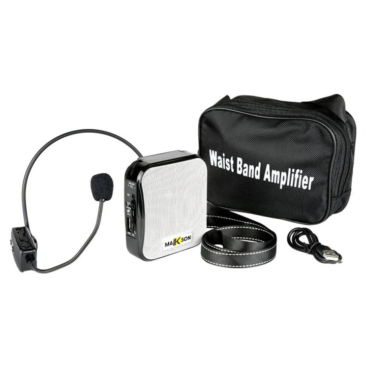 MKS-10VOX Amplificateur de voix 10 W avec  micro serre tête sans fil