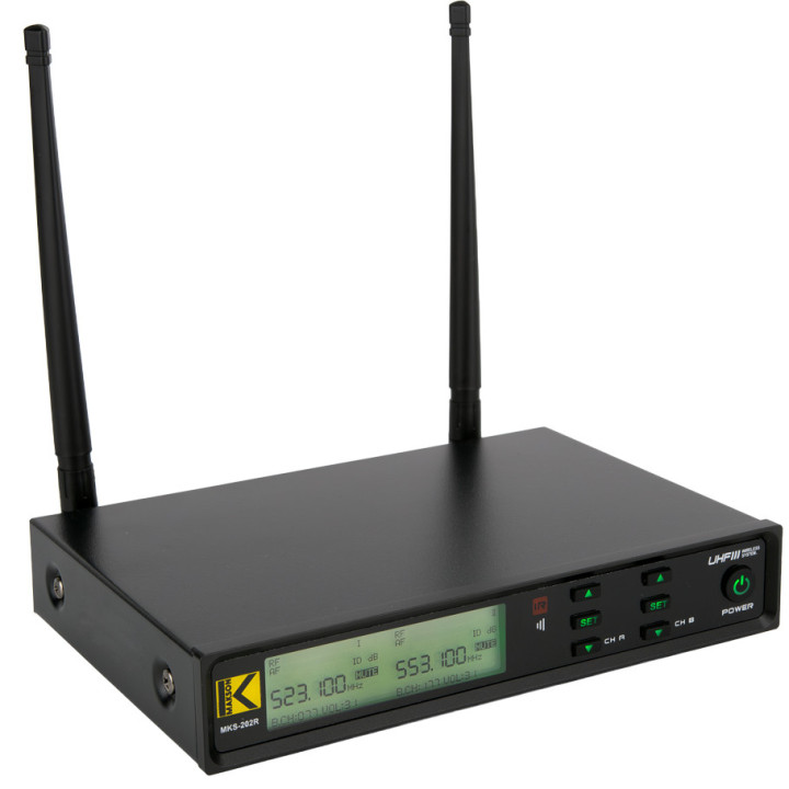 MKS-202R  Double Microphones HF sans fil