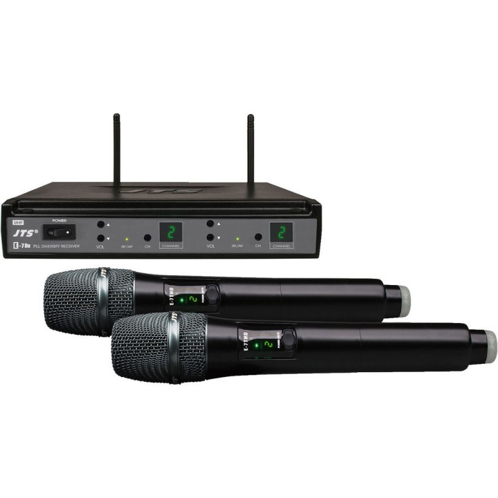 E-7HHSETD/5  Double Microphone UHF sans fil  JTS