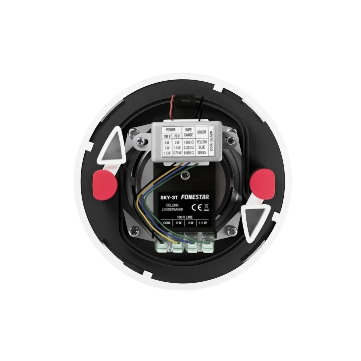 SKY-3T   Haut-parleur plafond  6-3 Watts  100 V