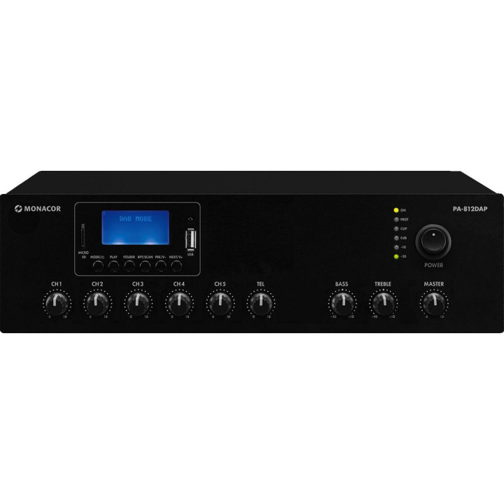 PA-812DAP Amplificateur Lecteur MP3 intégré 120 watts 100 V