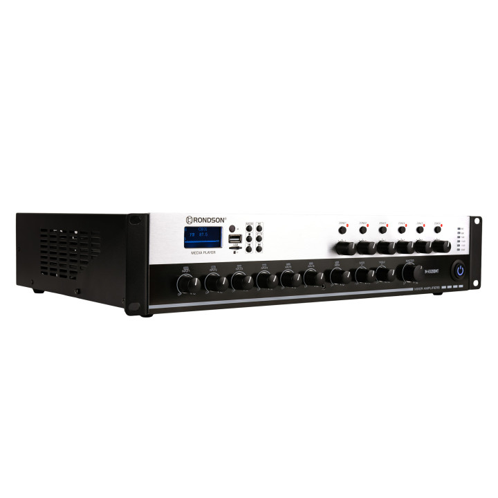 AM-6120DMT Amplificateur mélangeur 6 Zones  120 Watts 100 V