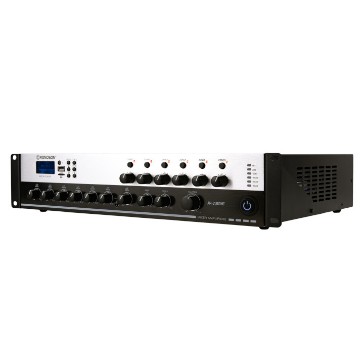 AM-6120DMT Amplificateur mélangeur 6 Zones  120 Watts 100 V