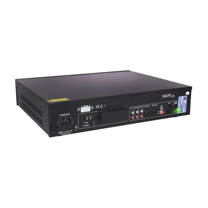 AM 120 RM-CD-2  Amplificateur mélangeur 4 Zones  120 Watts 100 V
