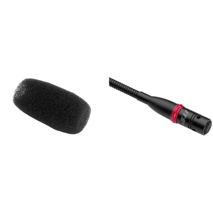 GM-5212L  Microphone électret   col de cygne avec LED