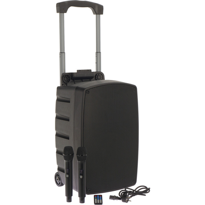 ALGAM AUDIO TR12-BT  Enceinte amplifiée 120 Watts avec 2 Micros UHF