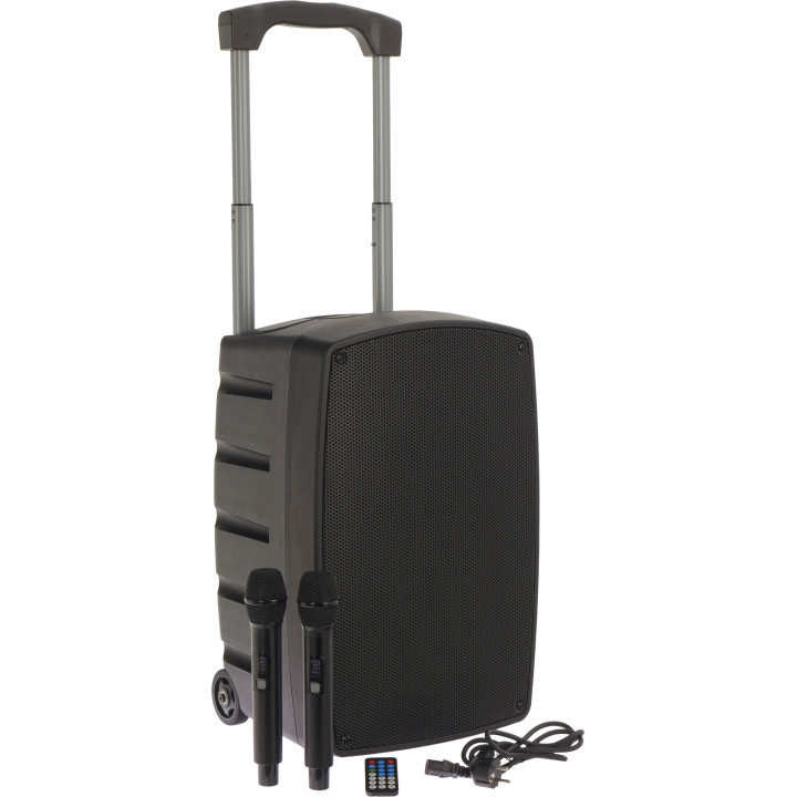 ALGAM AUDIO TR12-BT  Enceinte amplifiée 120 Watts avec 2 Micros UHF