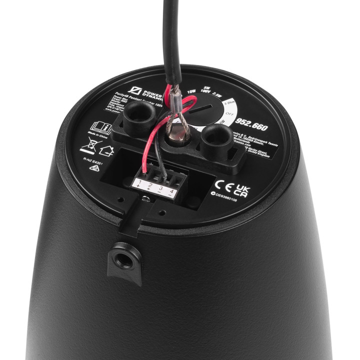 PURITY4B  Enceinte suspendue  20-10-5 Watts  100 V