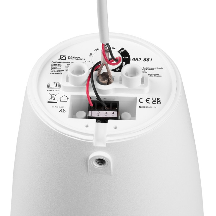 PURITY4W  Enceinte suspendue  20-10-5 Watts  100 V