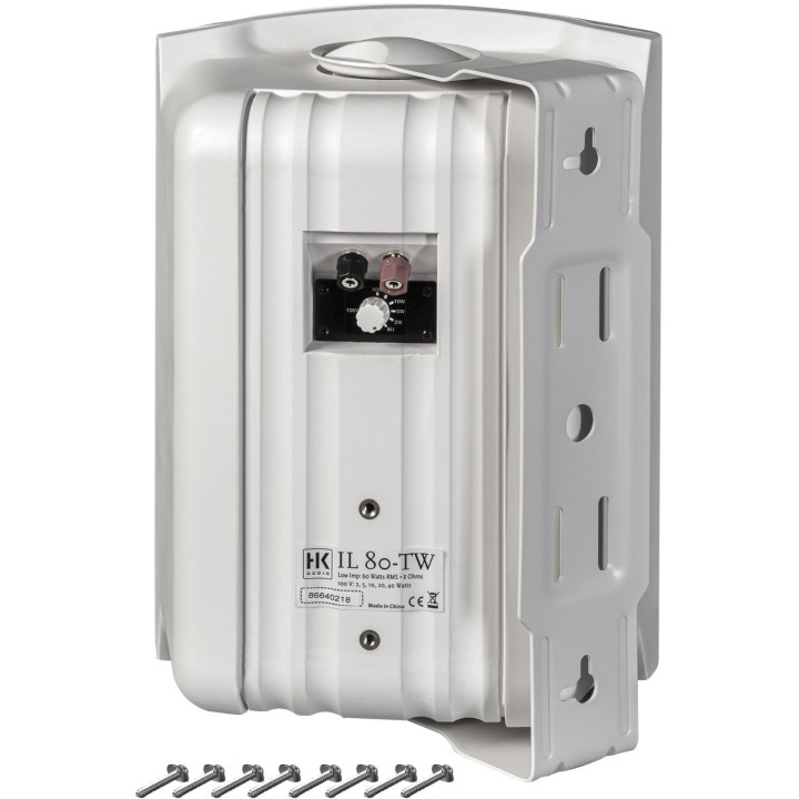 HK AUDIO IL80-TW  Enceinte murale  40-30-20-10  Watts  100 V