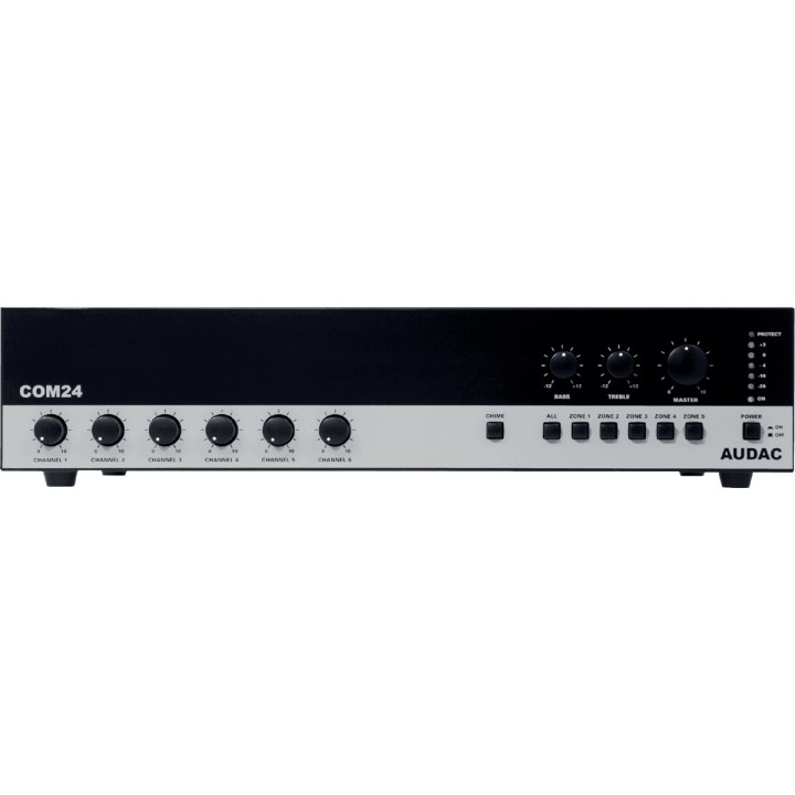 COM24MK2 Amplificateur mélangeur 240 Watts 100 V - AUDAC