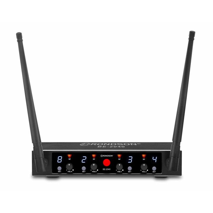 BE-2040/4MIC Set de 4  Microphones UHF sans fil