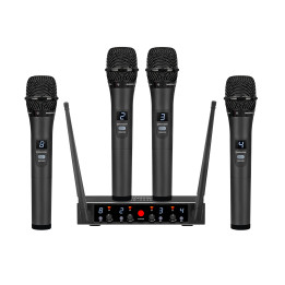 BE-2040/4MIC Set de 4  Microphones UHF sans fil