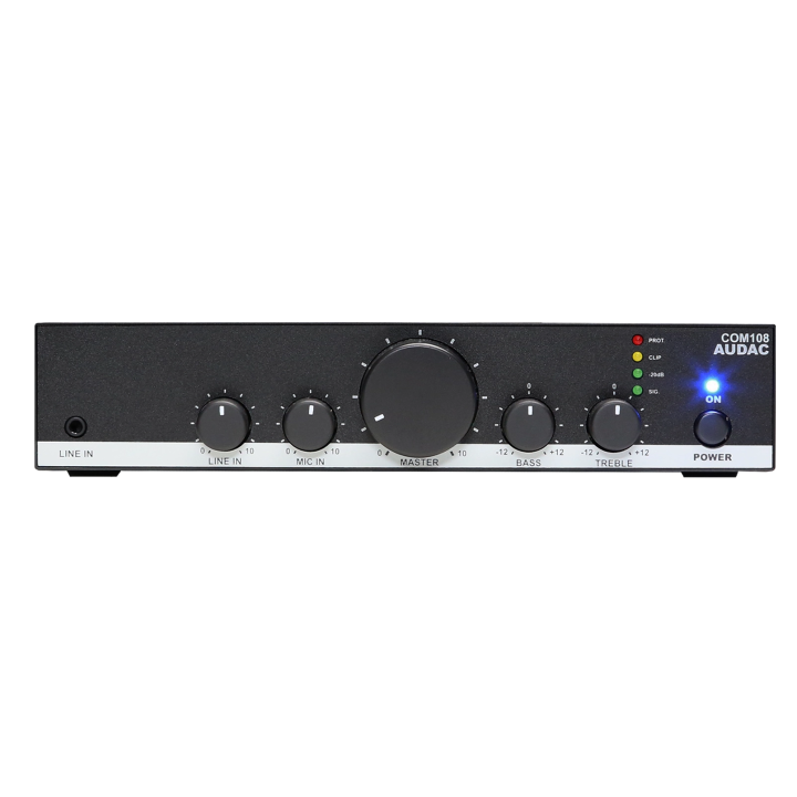 COM108 Amplificateur mélangeur 80 Watts 100 V  AUDAC |TLSA