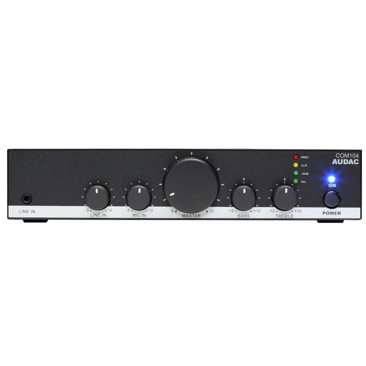 COM104 Amplificateur mélangeur 40 Watts 100 V - AUDAC