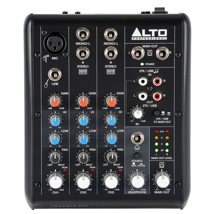 TRUMEMIX500  Table de mixage 5 canaux USB
