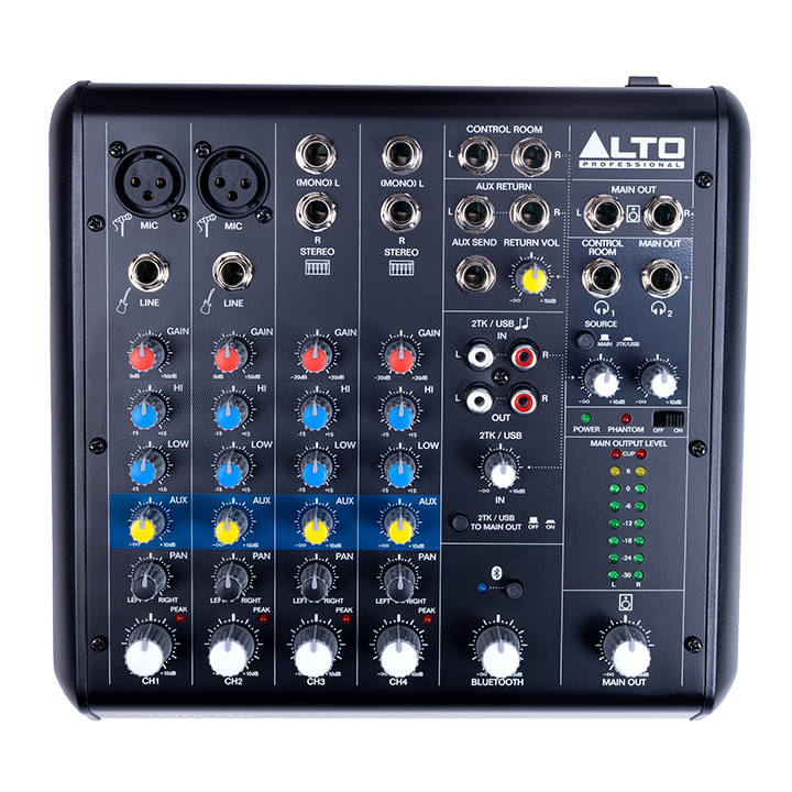 TRUEMIX600 Table de mixage 6 canaux USB et BLUETOOTH