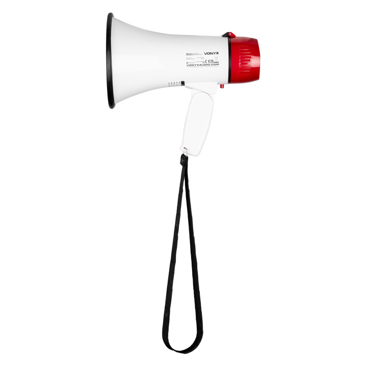 VONYX Mégaphone MEG018 avec sirène