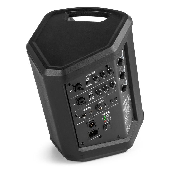 VONYX Enceinte mobile amplifiée sur batterie amplificateur classe D