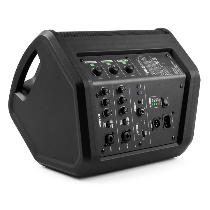 VONYX Enceinte mobile amplifiée sur batterie amplificateur classe D