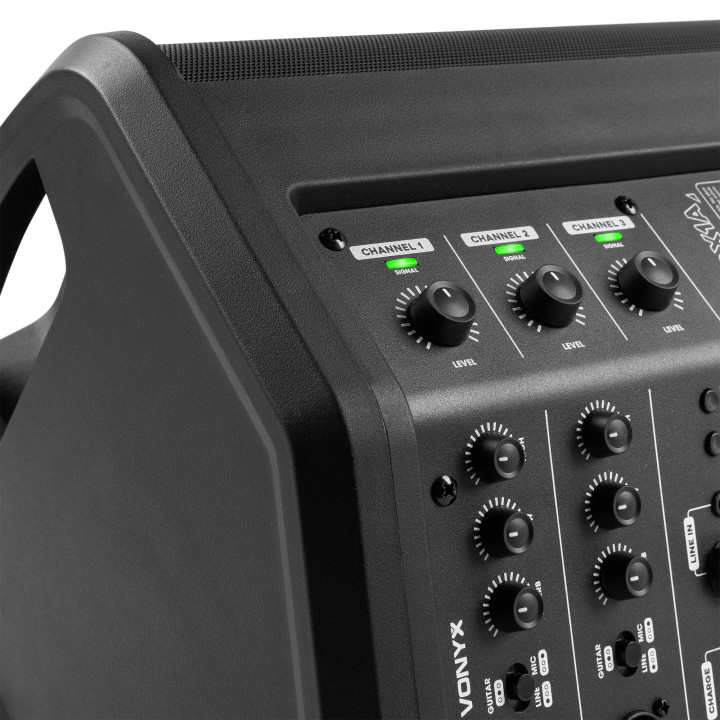 VONYX Enceinte mobile amplifiée sur batterie amplificateur classe D