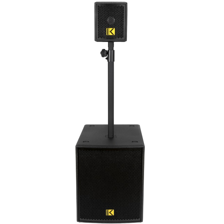MKS-KUBE15 Système colonne amplifiée avec subwoofer 800 Watts RMS