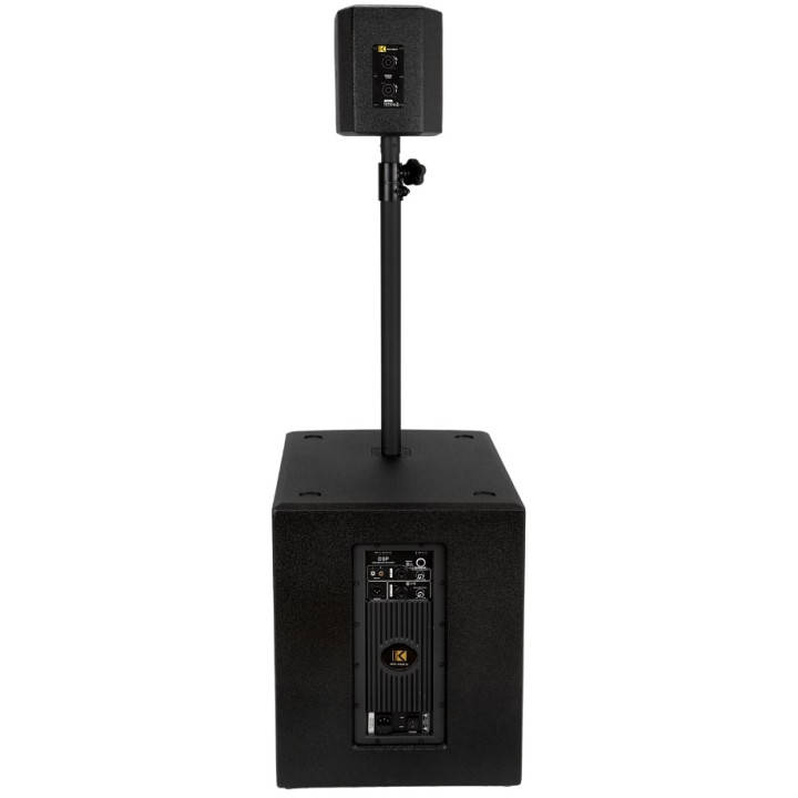 MKS-KUBE15 Système colonne amplifiée avec subwoofer 800 Watts RMS