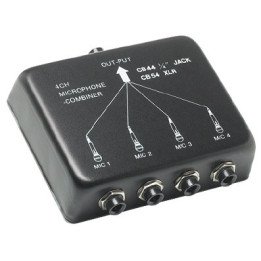 CB 44 Adaptateur microphone  pour coupler 4 micros - RONDSON