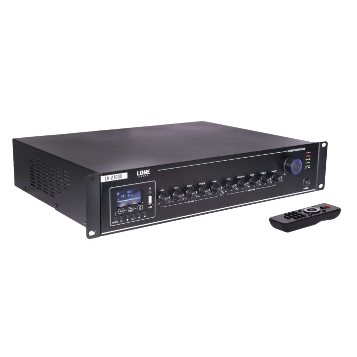 LA-2300D Amplificateur mélangeur Multimédia 2 x 300 Watts sous 8 ohms