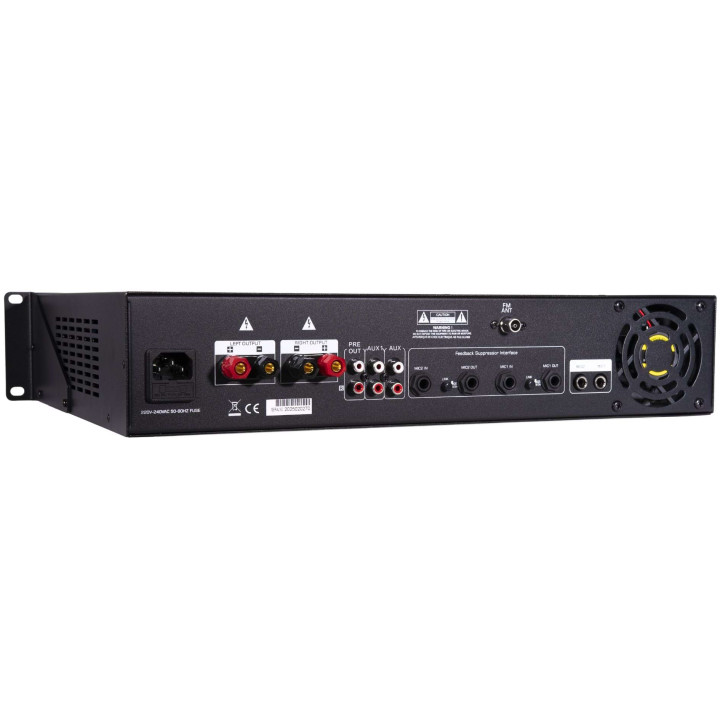 LA-2300D Amplificateur mélangeur Multimédia 2 x 300 Watts sous 8 ohms