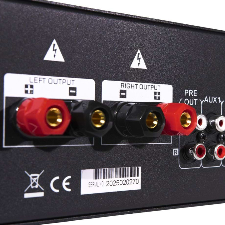 LA-2300D Amplificateur mélangeur Multimédia 2 x 300 Watts sous 8 ohms