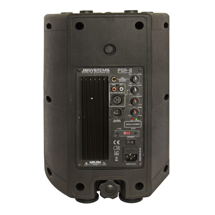 PSA-08 Enceinte active professionnelle  120 Watts RMS - JBSYSTEMS
