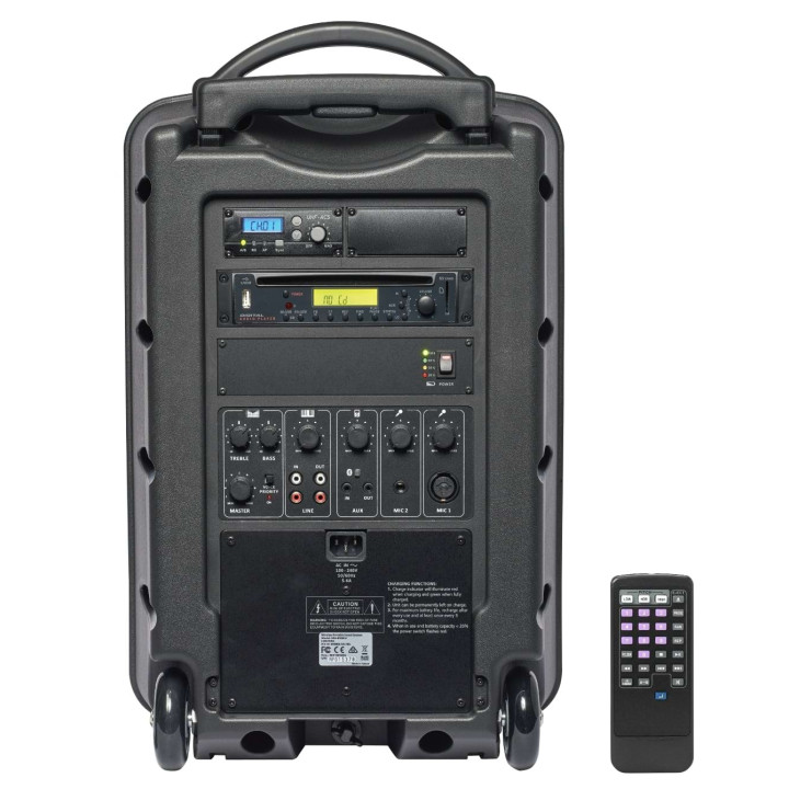 EXPERT+ CD MP3 Sonorisation portable amplifiée haute qualité - RONDSON