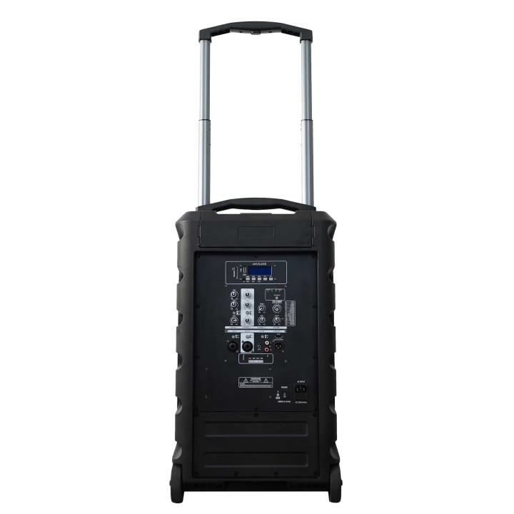 URBAN12 Enceinte portable 200 watts RMS sur batterie avec 2 Micros HF - SEGON PROFESSIONAL AUDIO