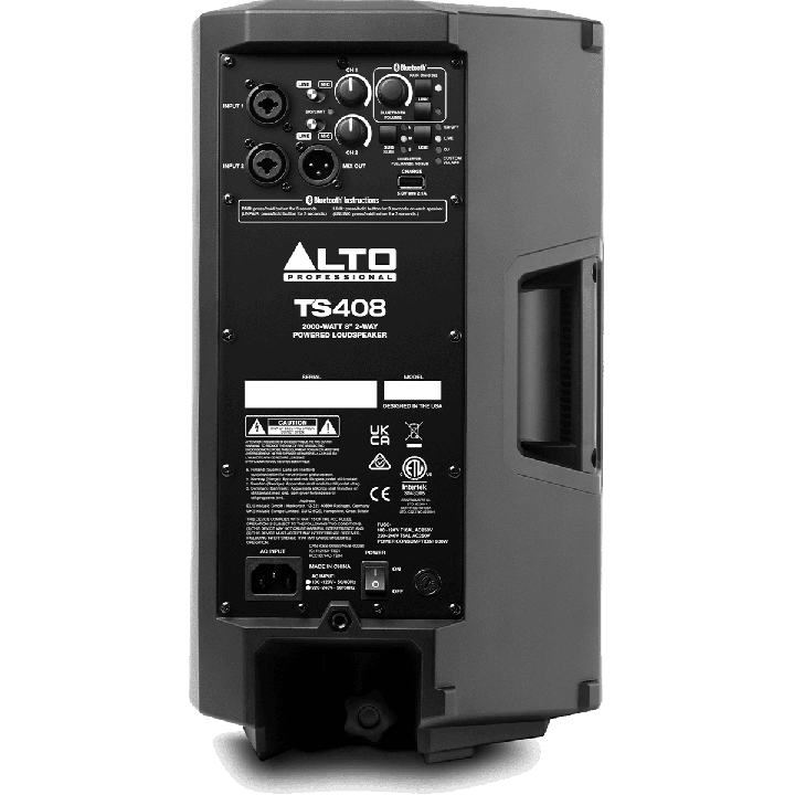 TS408 Enceinte active bi-amplifiée 1000 Watts - ALTO PROFESSIONAL