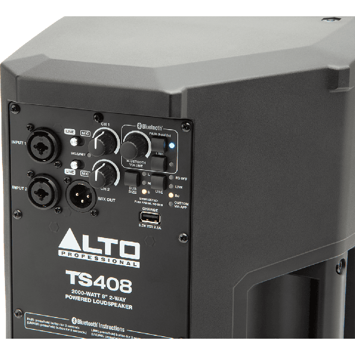 TS408 Enceinte active bi-amplifiée 1000 Watts - ALTO PROFESSIONAL